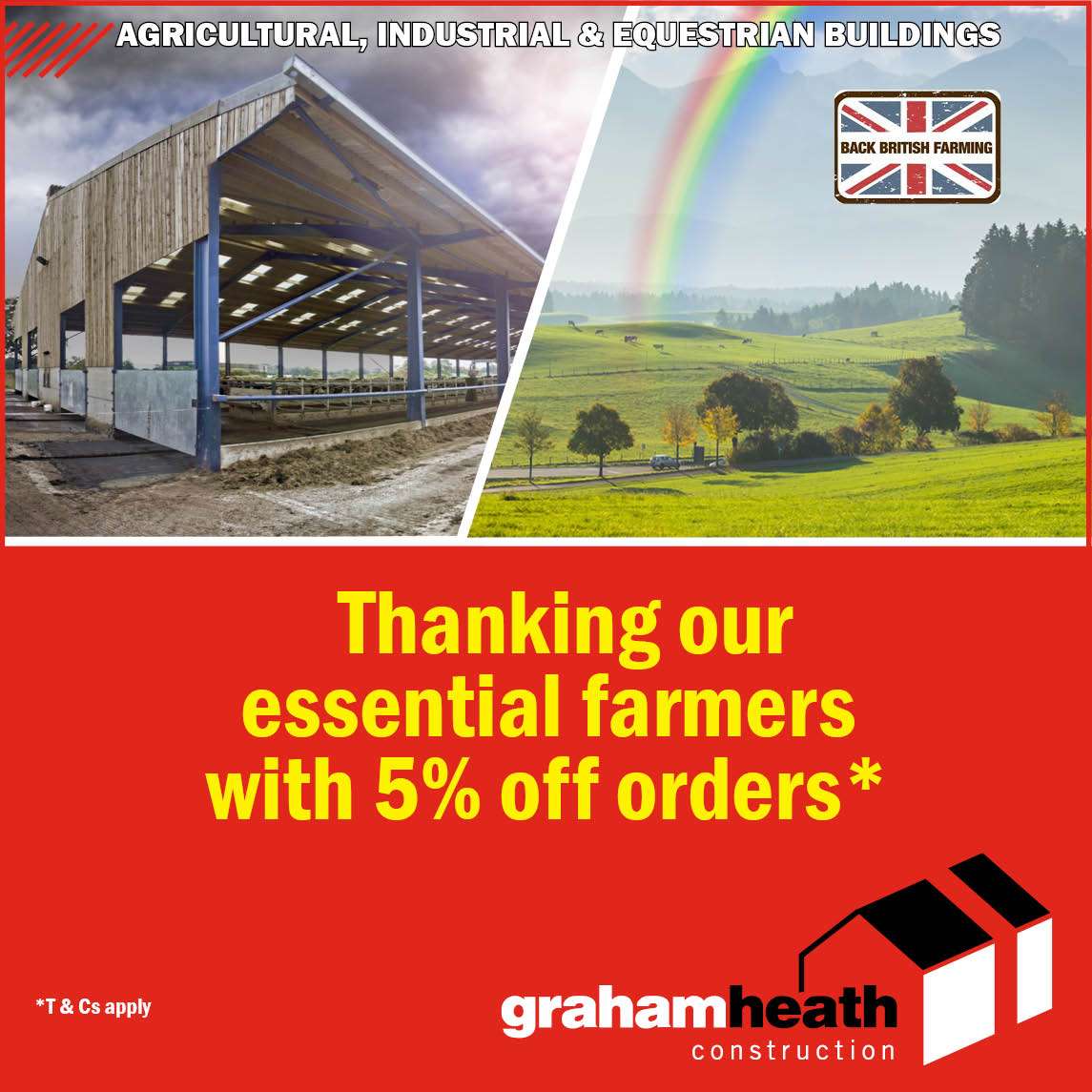 Thanking our essential farmers with 5% off orders